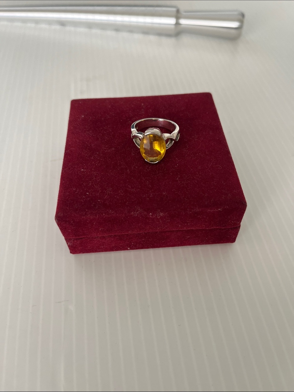 925 Vintage Sterling Silver Ring Size 7.5
